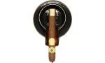 H.Upmann Aschenbecher Single schwarz und gold Foto 2