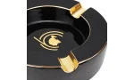 S.T. Dupont XL Aschenbecher Cohiba 60 schwarz und gold 006472 Foto 3