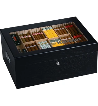 Habanos Gastrohumidor Seidenschwarz