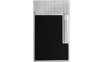 S.T. Dupont Le Grand Feuerzeug Naturlack Schwarz Palladium Diamantkopf C23780CL