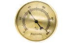 Hygrometer groß standard gold