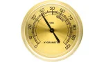 Hygrometer medium standard gold
