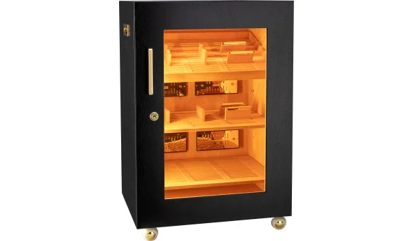 adorini Humidorschrank Caddy schwarz Foto 7