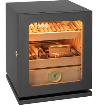adorini Humidor Lumina Medium Deluxe schwarz