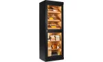 adorini Roma Humidorschrank schwarz mit elektronischem Befeuchtungssystem Foto 5