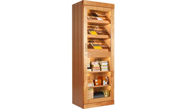 adorini Roma Humidorschrank Zedernholz mit elektronischem Befeuchtungssystem Foto 5